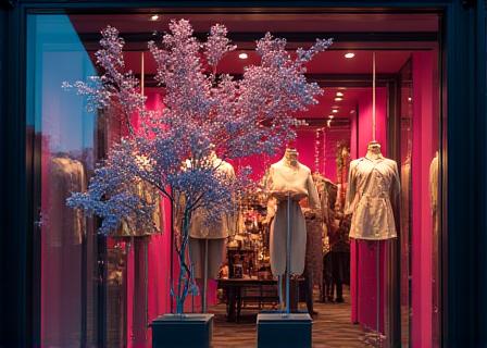 Allestimento vetrina luxury Roma